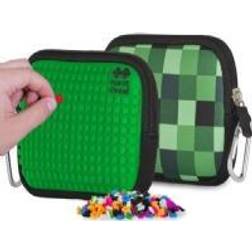 Cassette case film Zipper pouch with green p. [Levering: 4-5 dage]